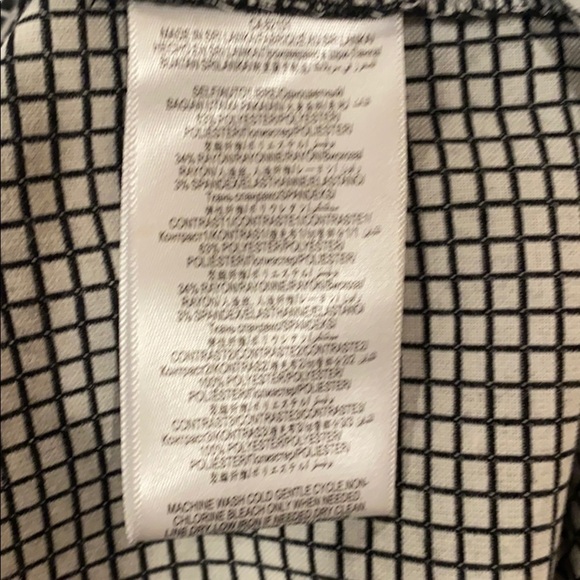 NEW BCBGENERATION Black Checkered Dress XS - Picture 7 of 8